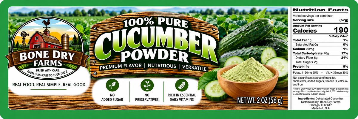 Cucumber Powder